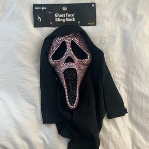 Ghost face bling mask